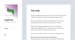 Desktop Screenshot of lone-krogh.dk